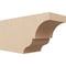 Ekena Millwork 6in. W x 8in. H x 16in. L Asheboro Woodgrain TimberThane Rafter Tail, Primed Tan RFTUR06X08X16ASHRCPR - alternate 1